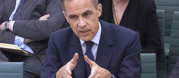 A still image from video shows Bank of England Governor Mark Carney speaking to members of Britain's parliament about the country's membership of the European Union, in London, Britain March 8, 2016. A still image from video shows Bank of England Governor Mark Carney speaking to members of Britain's parliament about the country's membership of the European Union, in London, Britain March 8, 2016. - Sputnik International