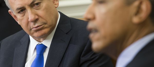 US President Barack Obama and Israeli Prime Minister Benjamin Netanyahu hold a meeting in the Oval Office of the White House in Washington, DC, November 9, 2015. US President Barack Obama and Israeli Prime Minister Benjamin Netanyahu hold a meeting in the Oval Office of the White House in Washington, DC, November 9, 2015. - Sputnik International