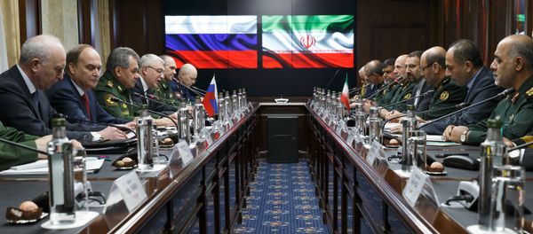Russian Defense Minister Sergei Shoigu and Iranian Defense Minister Hossein Dehghan meet in Moscow Russian Defense Minister Sergei Shoigu and Iranian Defense Minister Hossein Dehghan meet in Moscow - Sputnik International