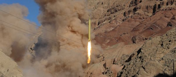 A ballistic missile is launched and tested in an undisclosed location, Iran, March 9, 2016. - Sputnik International