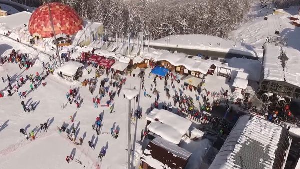 Drone Footage: Sochi Winter Wonderland - Sputnik International