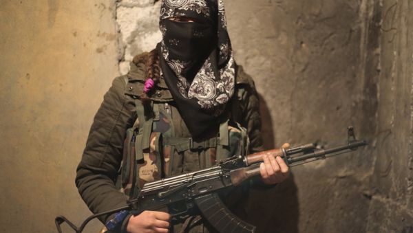 Female Kurdish fighter (File) Female Kurdish fighter (File) - Sputnik International