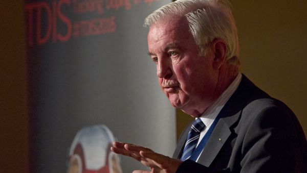 President of the World Anti-Doping Agency (WADA), Craig Reedie speaks at a Tackling Doping in Sport 2016 conference in London on March 9, 2016 - Sputnik International