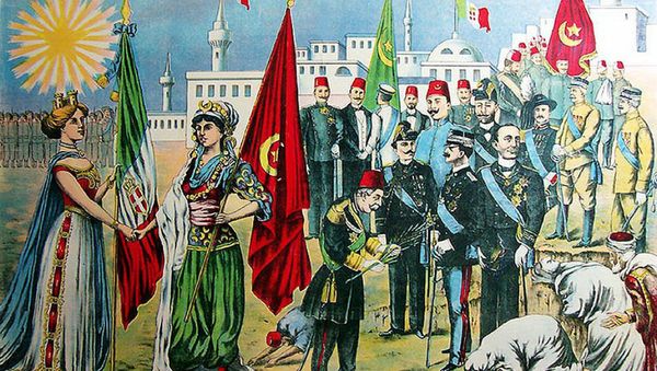 Italy's representation of the takeover of Ottoman Tripolitania in 1911 Italy's representation of the takeover of Ottoman Tripolitania in 1911 - Sputnik International