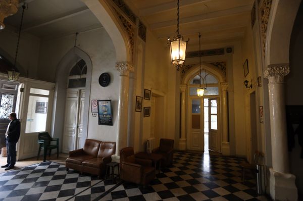 A picture taken on the government controlled side of Aleppo on November 17, 2014, shows the lobby of the Baron Hotel, the oldest hotel in the northern Syrian city A picture taken on the government controlled side of Aleppo on November 17, 2014, shows the lobby of the Baron Hotel, the oldest hotel in the northern Syrian city - Sputnik International