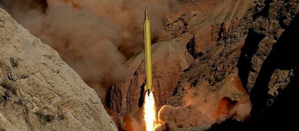 A ballistic missile is launched and tested in an undisclosed location, Iran, in this handout photo released by Farsnews on March 9, 2016 - Sputnik International