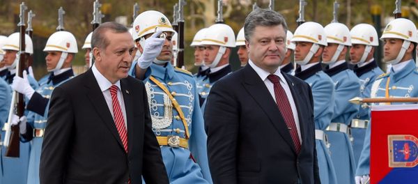 Ukrainian President Petro Poroshenko visits Turkey Ukrainian President Petro Poroshenko visits Turkey - Sputnik International