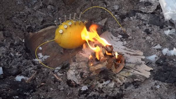 How to Make Fire With a Lemon - Sputnik International