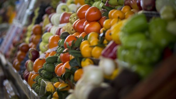 Vegetables are displayed for sale at Dorogomilovsky food market in Moscow, Russia, Friday, Nov. 27, 2015 Vegetables are displayed for sale at Dorogomilovsky food market in Moscow, Russia, Friday, Nov. 27, 2015 - Sputnik International