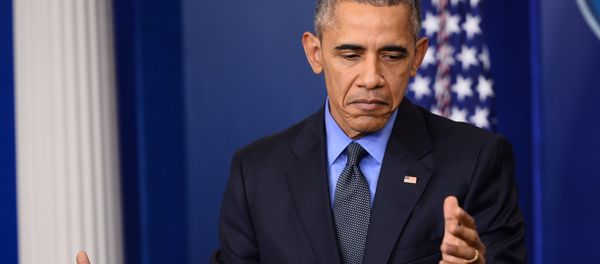 US President Barack Obama speaks during a press conference in the briefing room of the White House in Washington, DC (File) US President Barack Obama speaks during a press conference in the briefing room of the White House in Washington, DC (File) - Sputnik International
