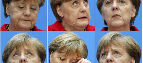 A combination picture shows German Chancellor and Christian Democratic Union (CDU) leader Angela Merkel. - Sputnik International