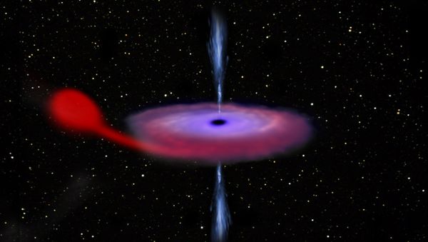 Black hole with stellar companion Black hole with stellar companion - Sputnik International