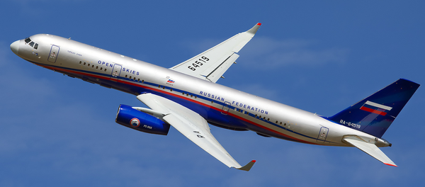 A Russian Air Force Tupolev Tu-214OS at Ramenskoye Airport (UUBW) - Sputnik International