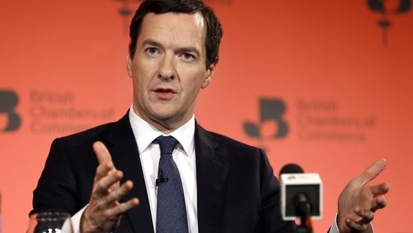 Britain's Chancellor George Osborne speaks during the British Chambers of Commerce annual conference in London (File) Britain's Chancellor George Osborne speaks during the British Chambers of Commerce annual conference in London (File) - Sputnik International
