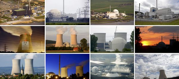 File combination picture of German nuclear power plants. File combination picture of German nuclear power plants. - Sputnik International