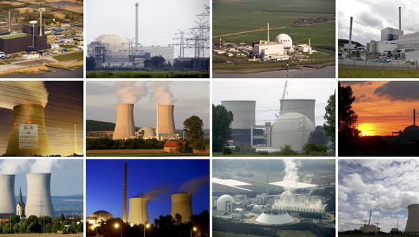 File combination picture of German nuclear power plants. - Sputnik International