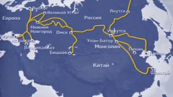 Map of The Great Tea Road Map of The Great Tea Road - Sputnik International