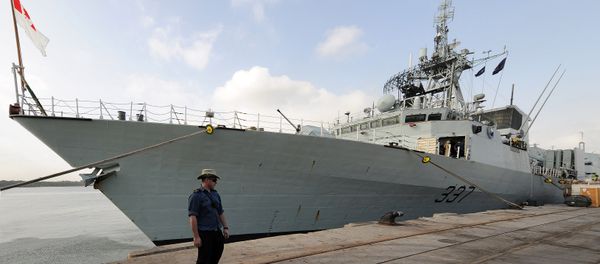 The Canadian frigate HMCS Fredericton docks in Mombasa harbor. (File) The Canadian frigate HMCS Fredericton docks in Mombasa harbor. (File) - Sputnik International