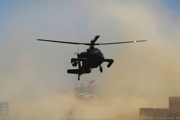 US Army AH-64 Apache attack helicopter. File photo US Army AH-64 Apache attack helicopter. File photo - Sputnik International
