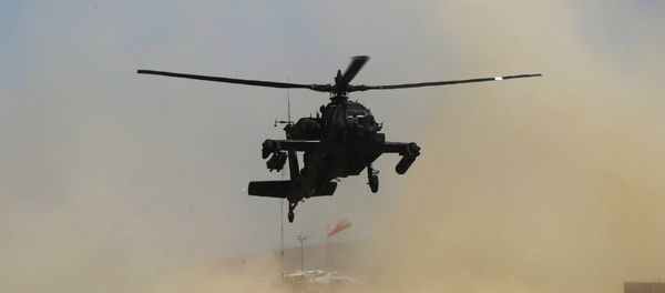 US Army AH-64 Apache attack helicopter. File photo - Sputnik International