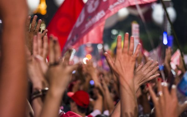 People demonstrate in support of Brazil's President Dilma Rousseff's appointment of Brazil's former President Luiz Inacio Lula da Silva as her chief of staff, at Paulista avenue in Sao Paulo, Brazil - Sputnik International