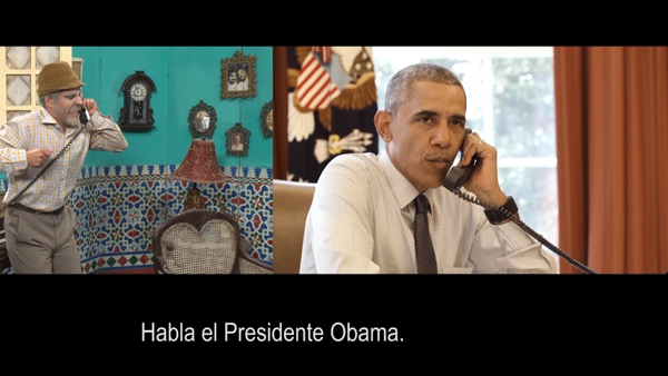 US President Barack Obama has recorded a skit with well-known Cuban comedian a day before his historic visit to Havana. US President Barack Obama has recorded a skit with well-known Cuban comedian a day before his historic visit to Havana. - Sputnik International