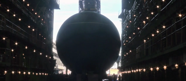 New Black Sea Fleet Submarine Launched in Saint Petersburg - Sputnik International