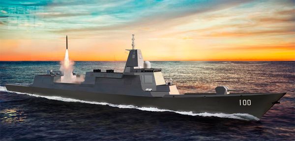 Artist's impression of type 055 destroyer. Artist's impression of type 055 destroyer. - Sputnik International