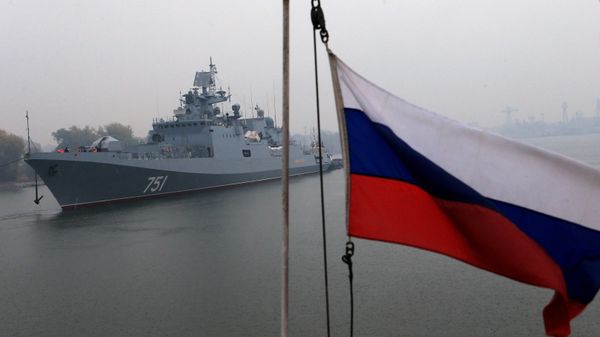 Admiral Essen frigate conducts mechanical run tests - Sputnik International