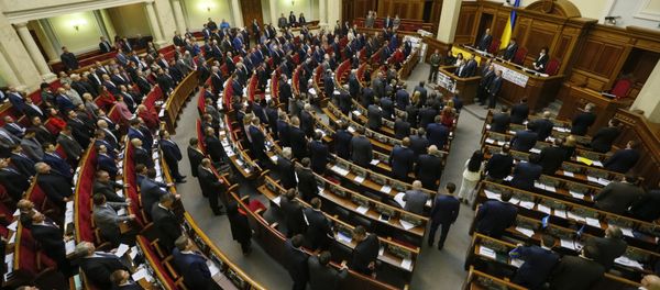 Ukrainian deputies attend a parliament session in Kiev, Ukraine, March 15, 2016 Ukrainian deputies attend a parliament session in Kiev, Ukraine, March 15, 2016 - Sputnik International