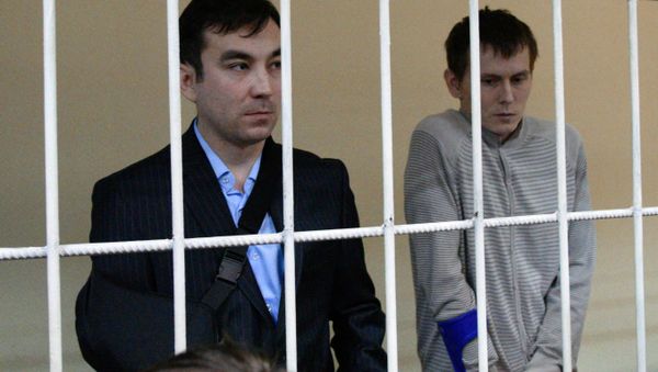 Kiev court extends custodial term for Russian citizens Yevgeny Yerofeyev and Alexander Alexandrov Kiev court extends custodial term for Russian citizens Yevgeny Yerofeyev and Alexander Alexandrov - Sputnik International