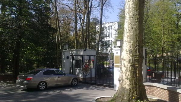 The Russian Embassy in Brussels, Belgium - Sputnik International