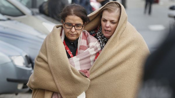 People wrapped in blankets leave the scene of explosions at Zaventem airport near Brussels, Belgium, March 22, 2016 People wrapped in blankets leave the scene of explosions at Zaventem airport near Brussels, Belgium, March 22, 2016 - Sputnik International