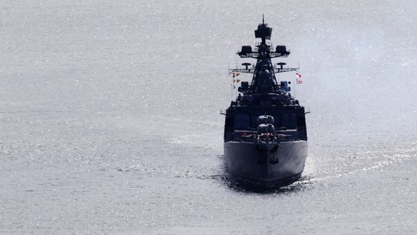 Admiral Vinogradov anti-submarine warfare frigate comes back to Vladivostok following large-scale drill in the Pacific Ocean - Sputnik International