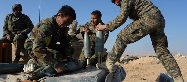 Syrian army and self-defense forces approach Palmyra - Sputnik International