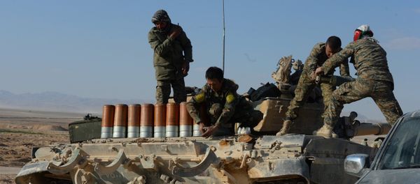 Syrian army and self-defense forces approach Palmyra - Sputnik International