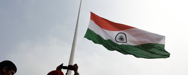 Indian residents photograph India's tallest flag as it is unveiled in Faridabad on the outskirts of New Delhi on March 3, 2015 Indian residents photograph India's tallest flag as it is unveiled in Faridabad on the outskirts of New Delhi on March 3, 2015 - Sputnik International