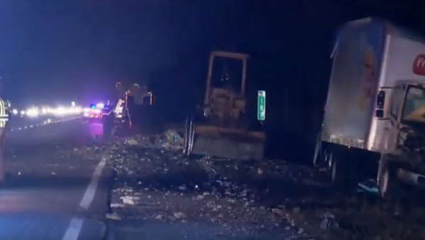 World’s Tastiest Accident? Collision Spreads Beer and Chips All Over Florida Highway - Sputnik International