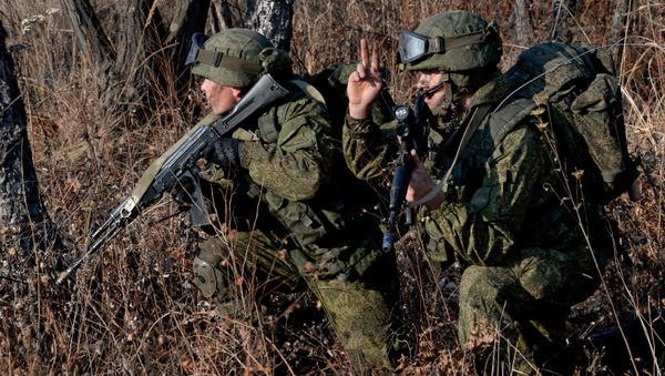 Combined tactical artillery and reconnaissance units exercise - Sputnik International