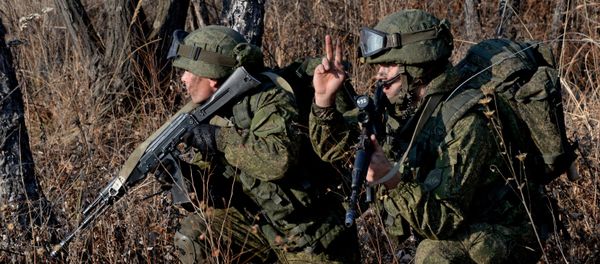 Combined tactical artillery and reconnaissance units exercise Combined tactical artillery and reconnaissance units exercise - Sputnik International