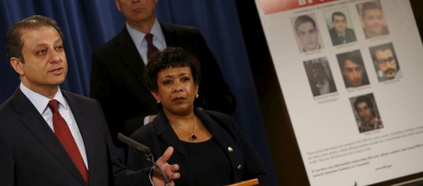Manhattan U.S. Attorney Preet Bharara (L-R), Federal Bureau of Investigation Director James Comey and U.S. Attorney General Loretta Lynch hold a news conference to announce indictments on Iranian hackers for a coordinated campaign of cyber attacks in 2012 and 2013 on several U.S. banks and a New York dam, at the Justice Department in Washington March 24, 2016 Manhattan U.S. Attorney Preet Bharara (L-R), Federal Bureau of Investigation Director James Comey and U.S. Attorney General Loretta Lynch hold a news conference to announce indictments on Iranian hackers for a coordinated campaign of cyber attacks in 2012 and 2013 on several U.S. banks and a New York dam, at the Justice Department in Washington March 24, 2016 - Sputnik International