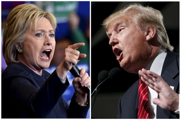 Democratic presidential candidate Hillary Clinton (L) and Republican presidential candidate Donald Trump are seen in a combination of file photos  - Sputnik International