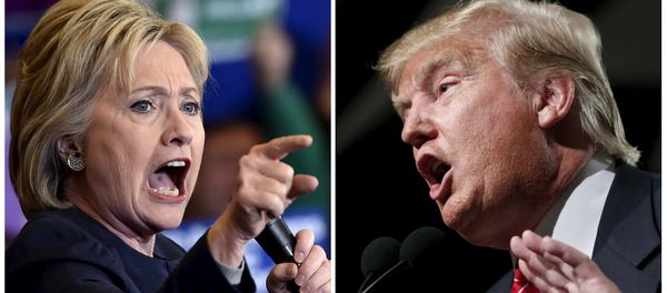 Democratic presidential candidate Hillary Clinton (L) and Republican presidential candidate Donald Trump are seen in a combination of file photos Democratic presidential candidate Hillary Clinton (L) and Republican presidential candidate Donald Trump are seen in a combination of file photos - Sputnik International