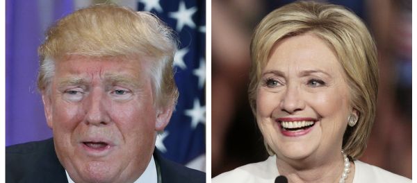 A combination photo shows Republican US presidential candidate Donald Trump (L) and Democratic US presidential candidate Hillary Clinton (R) A combination photo shows Republican US presidential candidate Donald Trump (L) and Democratic US presidential candidate Hillary Clinton (R) - Sputnik International
