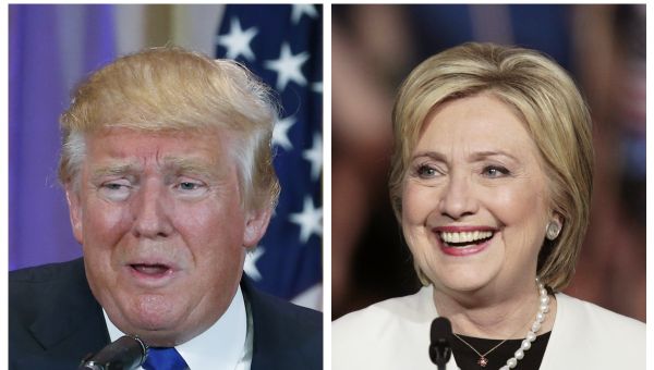 A combination photo shows Republican US presidential candidate Donald Trump (L) and Democratic US presidential candidate Hillary Clinton (R) A combination photo shows Republican US presidential candidate Donald Trump (L) and Democratic US presidential candidate Hillary Clinton (R) - Sputnik International