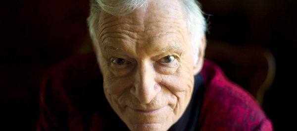 In this Oct. 13, 2011 photo, American magazine publisher, founder and Chief Creative Officer of Playboy Enterprises, Hugh Hefner at his home at the Playboy Mansion in Beverly Hills, Calif. - Sputnik International