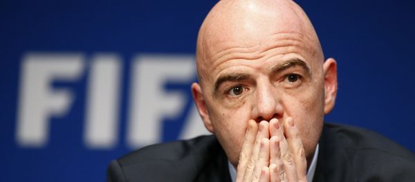 FIFA President Gianni Infantino attends a news conference after the executive committee meeting at the FIFA headquarters in Zurich, Switzerland March 18, 2016. FIFA President Gianni Infantino attends a news conference after the executive committee meeting at the FIFA headquarters in Zurich, Switzerland March 18, 2016. - Sputnik International