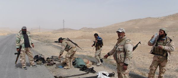Syrian government forces in Palmyra, central Syria. - Sputnik International