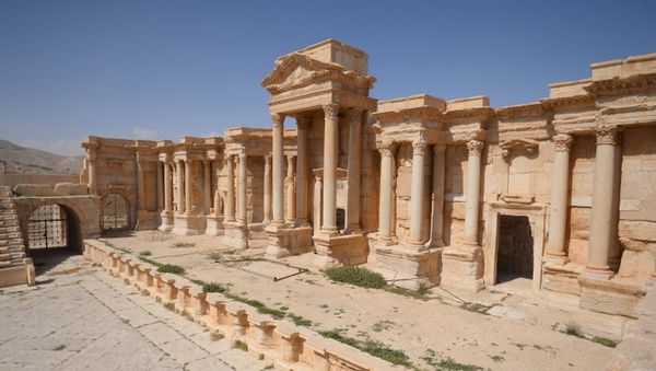 Historic site in Palmyra destroyed in military operations Historic site in Palmyra destroyed in military operations - Sputnik International