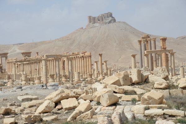 A historic site in Palmyra destroyed during military operations A historic site in Palmyra destroyed during military operations - Sputnik International